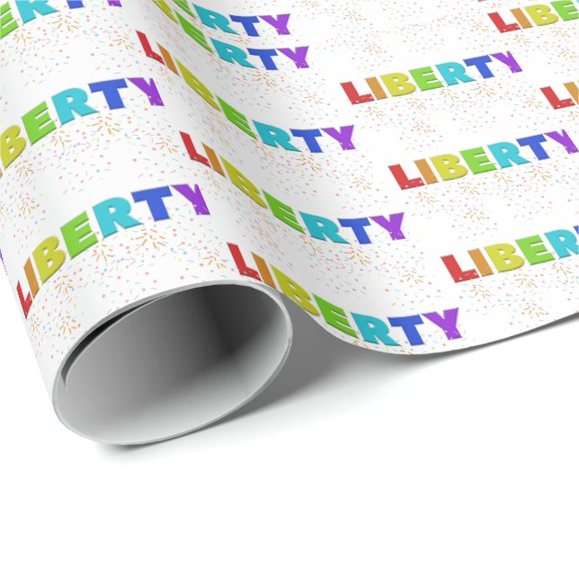 Papel De Presente Mikitiez PE olimpiadas rosquinha do arco-íris lgbt (Ponta do rolo)