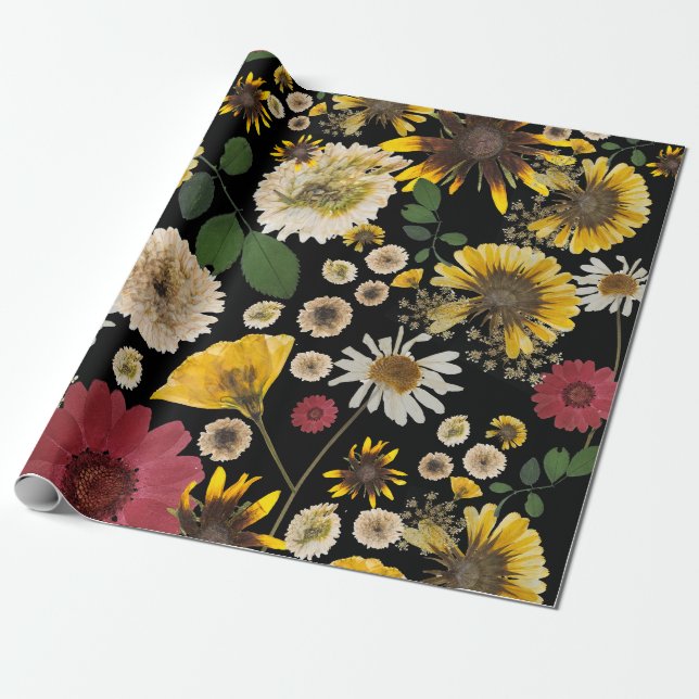 Papel De Presente Mikitiez terra, terra, natureza, rosa (Desenrolado)