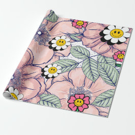 Papel De Presente Mikitiez terra, terra, natureza, rosa