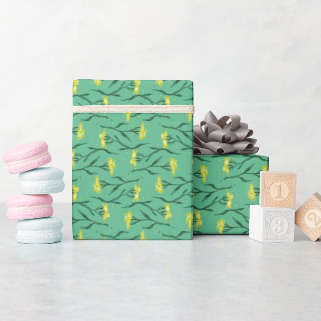 Papel De Presente Mil-folhas (Chá de bebê)