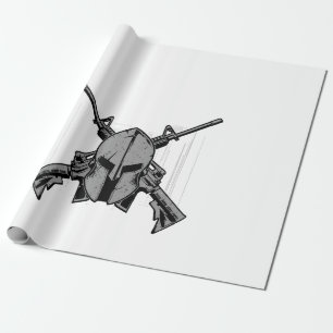 Papel De Presente Military strengh