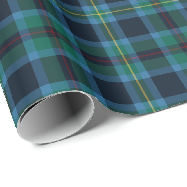 Papel De Presente Miller Clan Tartan (Ponta do rolo)
