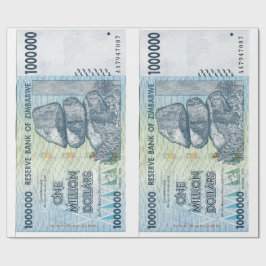 Papel De Presente Million Dollar Wrapping Paper