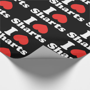 Papel De Presente Mim coração Sharts