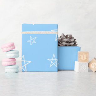 Papel De Presente Minhas Primeiras Estrelas (Azul)