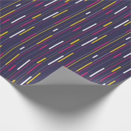 Papel De Presente Minimalist Modern Stripes