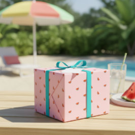 Papel De Presente Minimalist Watermelon Pattern Gift Wrap Paper