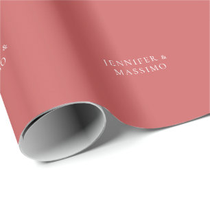 Papel De Presente Minimalista Indiano Vermelho Olhar Estético Modern
