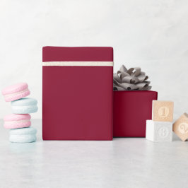 Papel De Presente Minimalista Moderno Borgonha