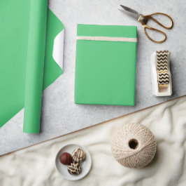 Papel De Presente Minimalista Moderno Verde Esmeralda
