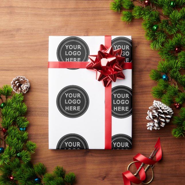 Papel De Presente Minimalista personalizado, simples e moderno (Presente de Natal)