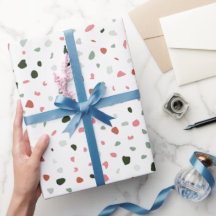 Mínimo Pastel Blush Pink Cinza Terrazzo Gift