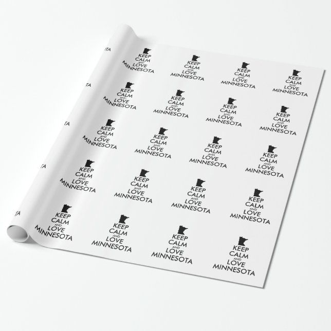 Papel De Presente MINNESOTA personalizável (Desenrolado)