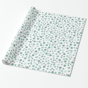 Papel De Presente Mint Confetti