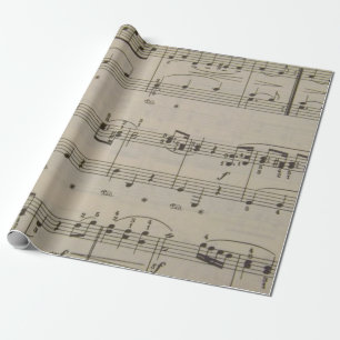 Papel De Presente Minuete em Sol