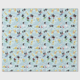 Papel De Presente Mirabelle da ALEGRIA do INVERNO o terrier de