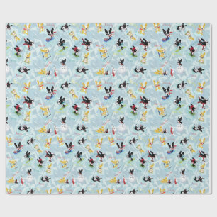 Papel De Presente Mirabelle da ALEGRIA do INVERNO o terrier de