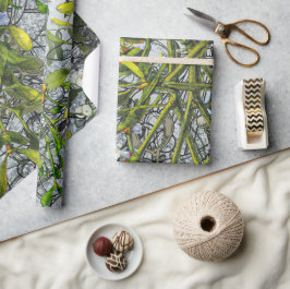 Papel De Presente Mistletoe