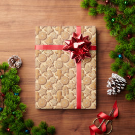 Papel De Presente Mistura de Biscoitos de Natal Festivos para Panifi