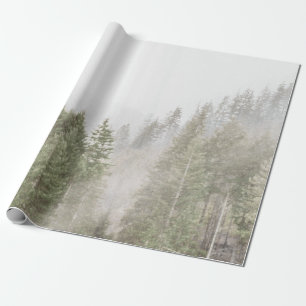 Papel De Presente Misty Pines