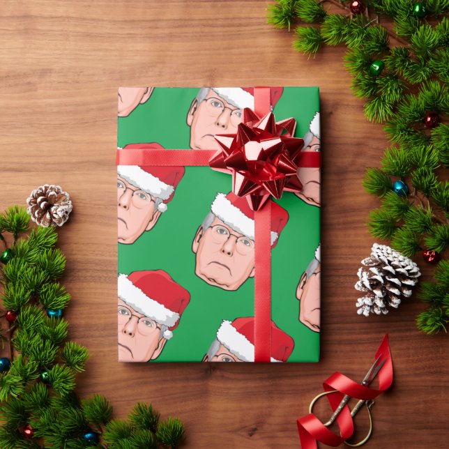 PAPEL DE PRESENTE MITCH MCCONNELL CHRISTMAS WRAPPER (Presente de Natal)