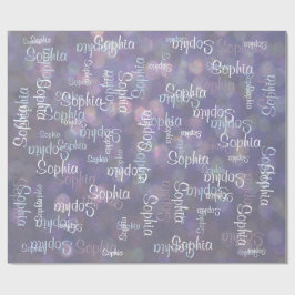 Papel De Presente Modelo conhecido do presente da colagem