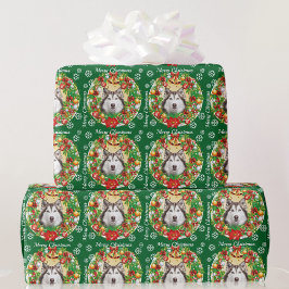 Papel De Presente Modelo de Foto de Gato de Pato de Cão de Árvore de