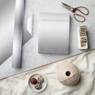 Papel De Presente Modelo de Glamor Moderno de Aparência Metálica