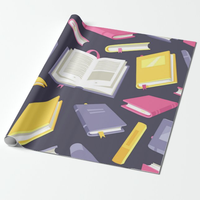 Papel De Presente Modelo de livro (Desenrolado)