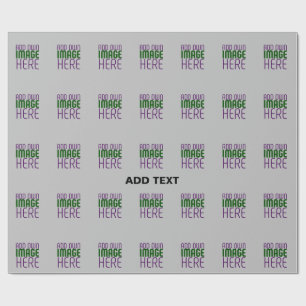 PAPEL DE PRESENTE MODELO DE TEXTO DE IMAGEM CINZA SIMPLES EDITÁVEL M