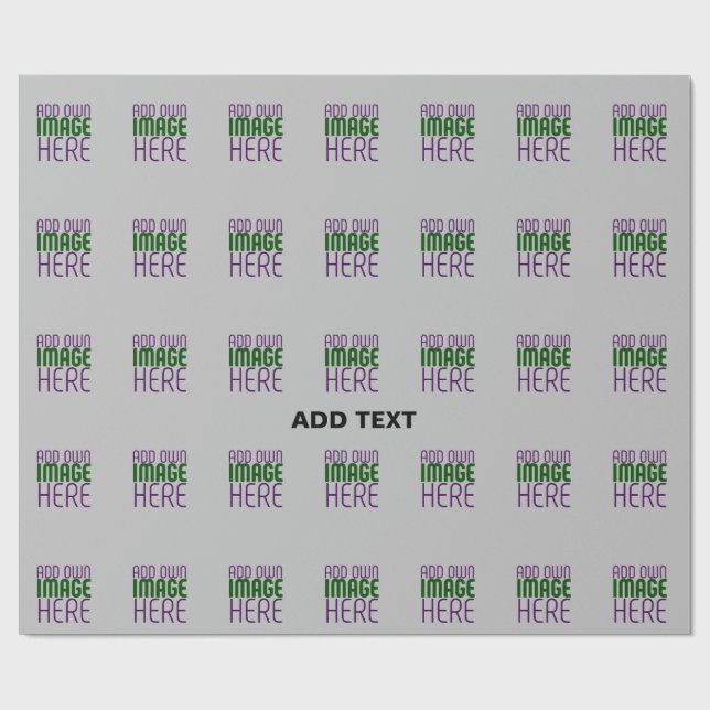 PAPEL DE PRESENTE MODELO DE TEXTO DE IMAGEM CINZA SIMPLES EDITÁVEL M (Aberto)