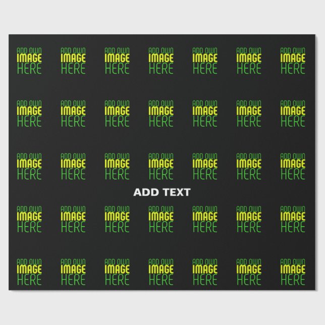 PAPEL DE PRESENTE MODELO DE TEXTO DE IMAGEM PRETA SIMPLES EDITÁVEL M (Aberto)