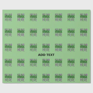PAPEL DE PRESENTE MODELO DE TEXTO DE IMAGEM VERDE MINT EDITÁVEL MODE