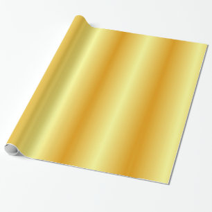 Papel De Presente Modelo moderno elegante e Dourado visual