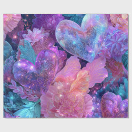 Papel De Presente Modern Valentine Wrapping Paper– Abstract Colorful