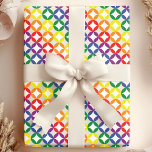 Papel De Presente Moderno Diamantes Arco-Íris Chic<br><div class="desc">Adicione um toque de glamour aos seus presentes com este papel de embrulho moderno diamantes arco-íris chic. Com um padrão geométrico vibrante de diamantes coloridos, este design é perfeito para aniversários, celebrações ou qualquer ocasião que exija um toque de brilho. A estética moderna e as cores atraentes farão com que...</div>