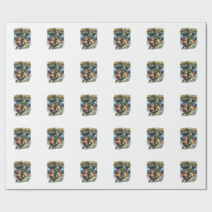 Papel De Presente Modo de Gol da Austrália Esqueleto de Striker Nati