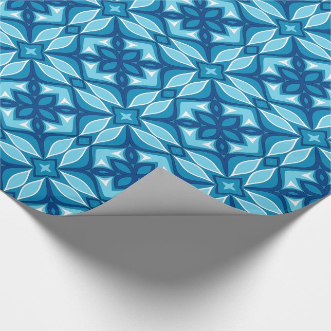 Papel De Presente Modos modernos de padrão geométrico do Azulejo Den (Ponta)