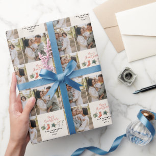 Papel De Presente Molhcor-de-água biscoito de Natal multirfotomático
