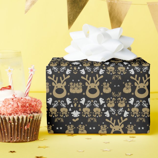 Papel De Presente Molho de Natal Elf (Festa de aniversário)