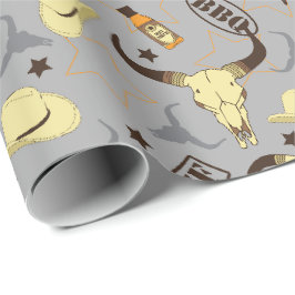 Papel De Presente Molho Quente de CHURRASCO Ranhura do Texas Ocident