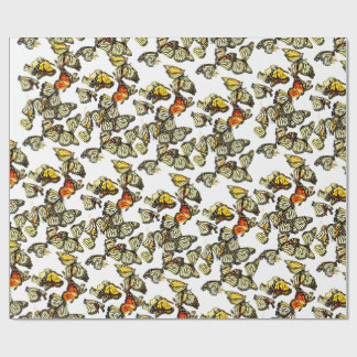 Papel De Presente Monarch Butterflies