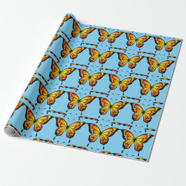 Papel De Presente Monarch Butterfly Wrapping Paper