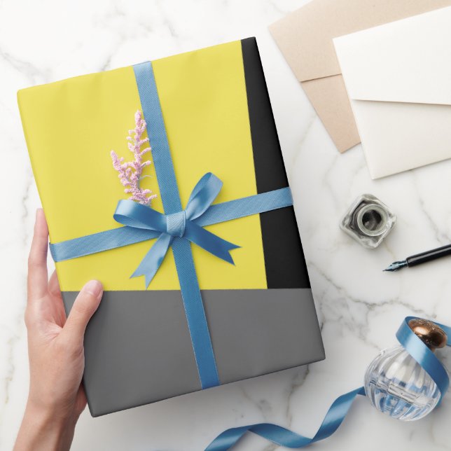 Papel De Presente Mondrian Mania Retro (Presentear)