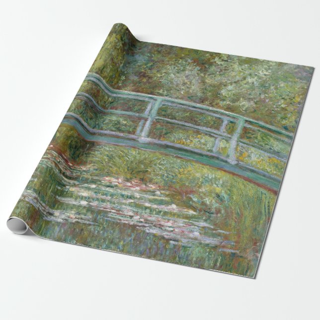 Papel De Presente Monet, garden, classic painting (Desenrolado)