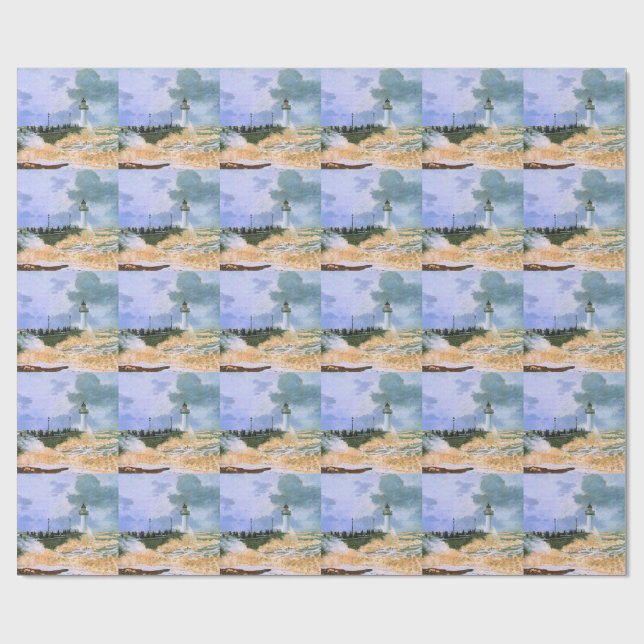 Papel De Presente Monet - O Molhe de Le Havre, (Aberto)