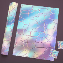 Monograma do padrão de fundo da folha holográfica