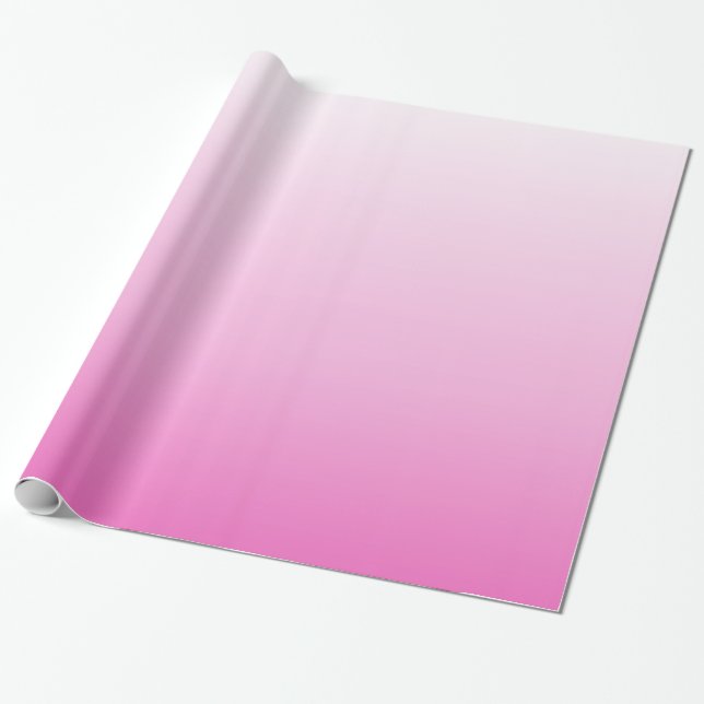 Papel De Presente monogramas cômicos brancos magenta cor-de-rosa (Desenrolado)