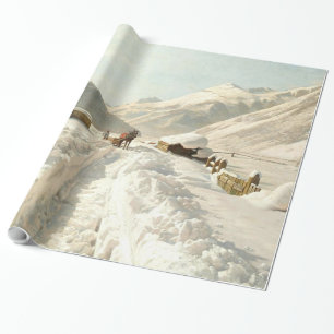 Papel De Presente Monsted - Winter in Ponte-Campovasto, Suiça