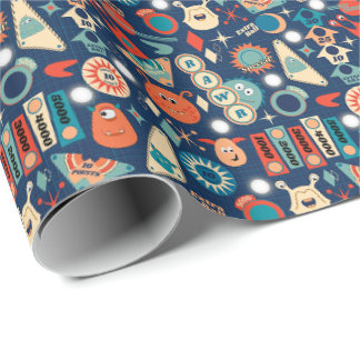 Papel De Presente Monster Pinball